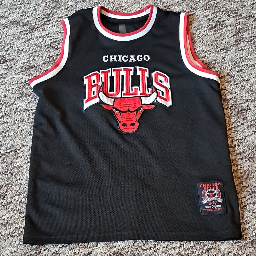 Chicago Bulls Kids Black Tank Top